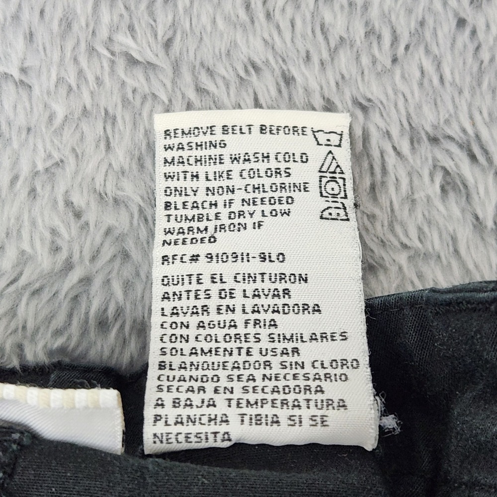 White Stag Capris Women 6 Black Soot Stretch Cropped Pants WS513240 Cotton Blend - Picture 6 of 11